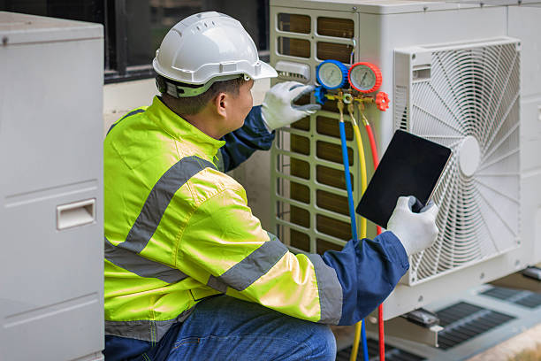 Professional Hvac technician working in Twin Lakes, WI